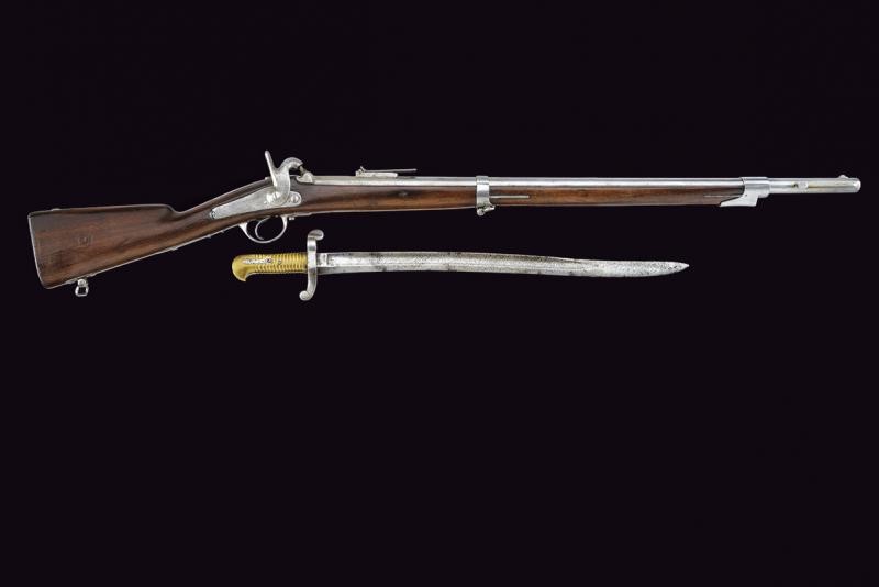Carabina da Cacciatori a Luminello con Baionetta