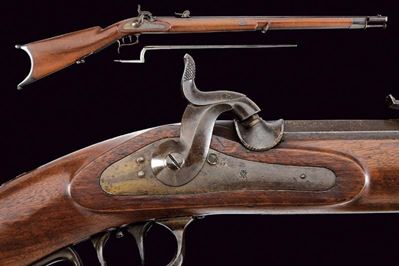 Carabina a Luminello Mod. 1851 con Baionetta