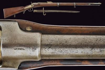 Fucile Werndl Mod. 1867 da Fanteria, con Baionetta