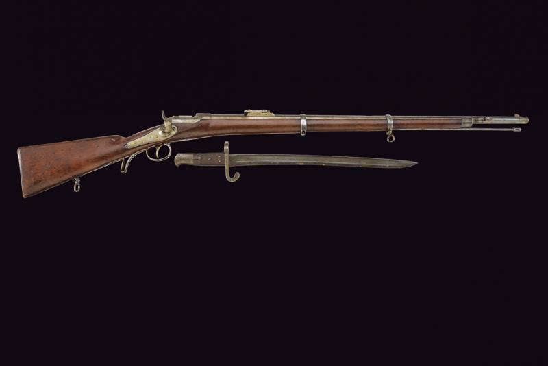 Fucile Werndl Mod. 1867 da Fanteria, con Baionetta