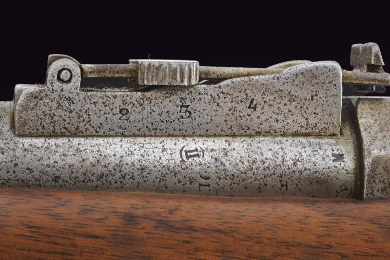 Fucile Berdan II a Retrocarica con Baionetta