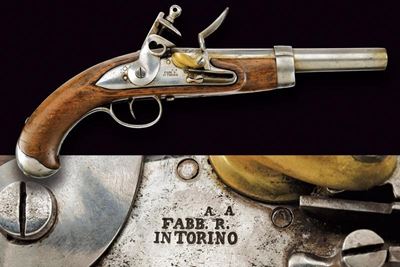 Pistola a Pietra Focaia da Cavalleria An XIII