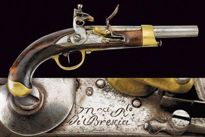 Pistola a Pietra Focaia Modello An XIII