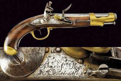 Pistola a Pietra Focaia An IX