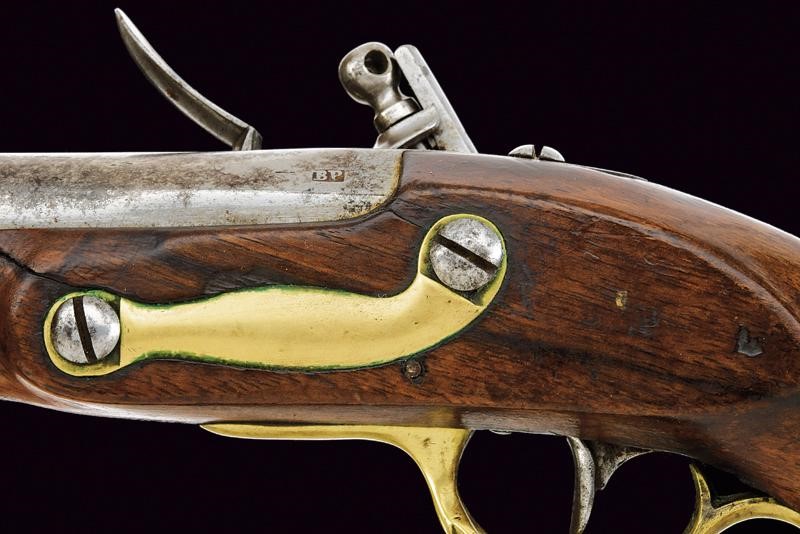 Rara Pistola a Pietra Focaia della Guardia Civica di Paris e Beretta
