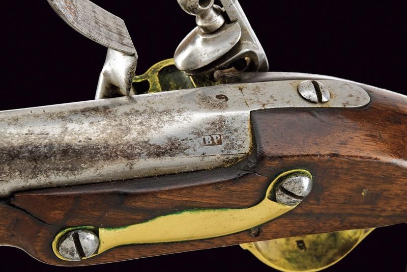 Rara Pistola a Pietra Focaia della Guardia Civica di Paris e Beretta