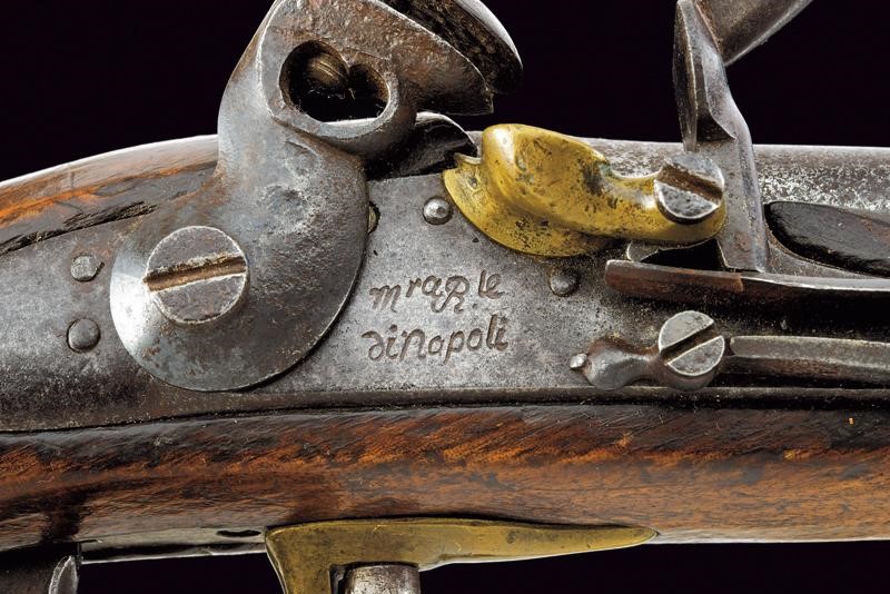 Rarissima Pistola da Lancieri a Pietra Focaia