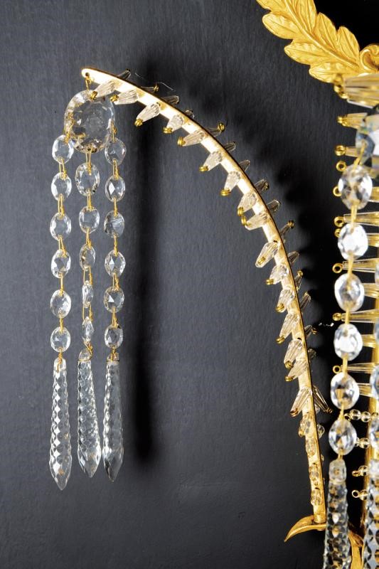 Coppia di Raffinate Appliques Neoclassiche Probabilmente Disegnate da Giocondo Albertolli