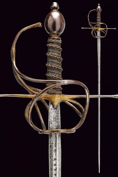 Elegante Spada da Lato con Fornimento Dorato