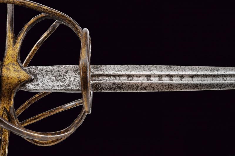 Elegante Spada da Lato con Fornimento Dorato