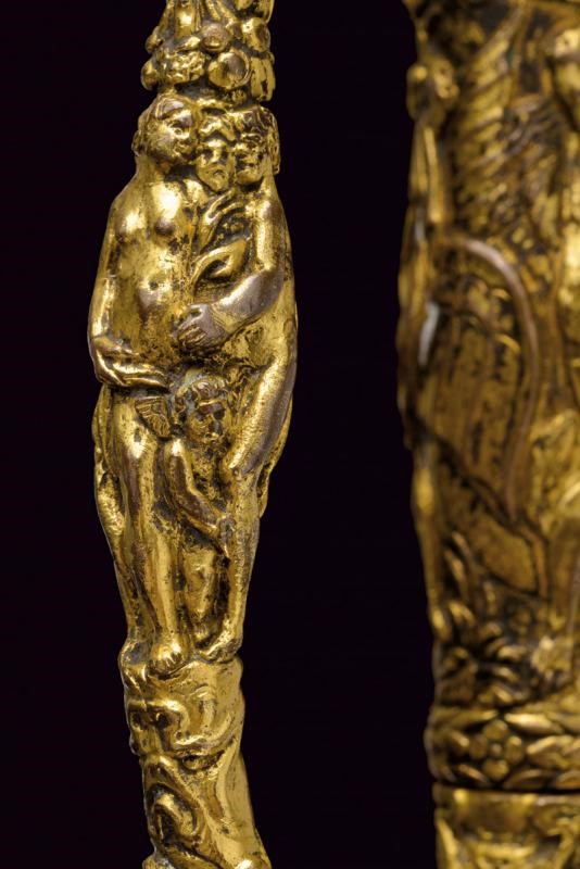 Straordinaria Spada con Raffigurazioni delle Fatiche di Eracle