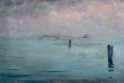 Laguna veneta, olio su tela, 1945