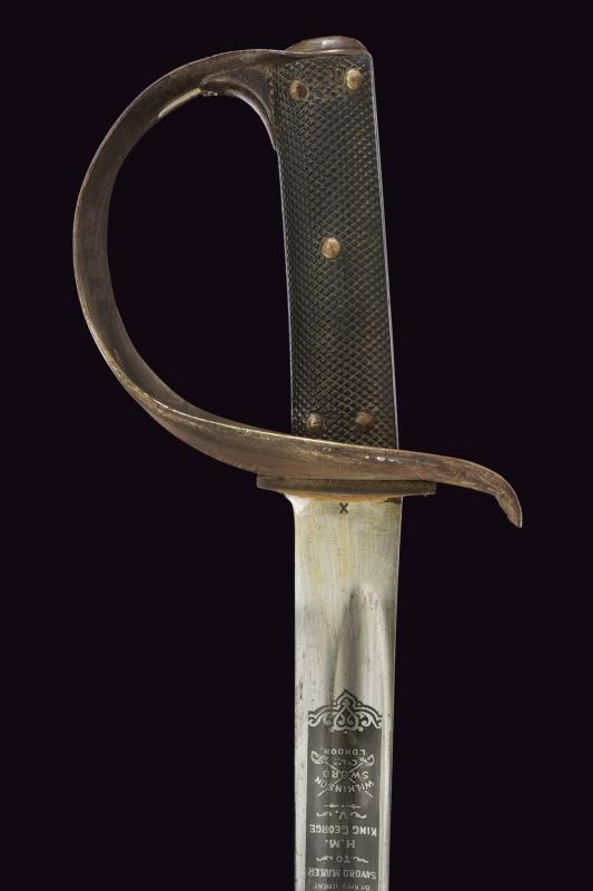 Sciabola da Cavalleria sul Tipo Britannico