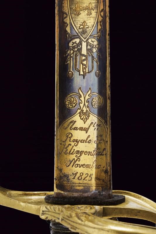 Sciabola da Ufficiale Mod. 1821 della Garde Royale