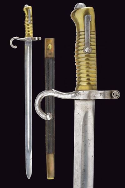 Rara Baionetta Vetterli Mod. 1870 Primo Tipo