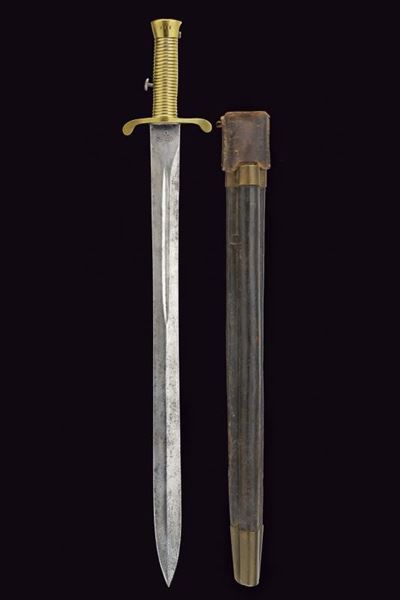 Rara Baionetta Mod. 1843 per "carabina Luttich"