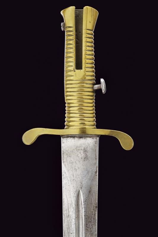 Rara Baionetta Mod. 1843 per "carabina Luttich"