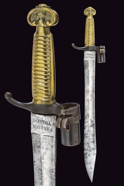 Rara Sciabola-baionetta da Artiglieria Mod. 1858