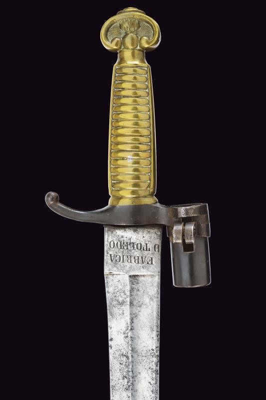 Rara Sciabola-baionetta da Artiglieria Mod. 1858