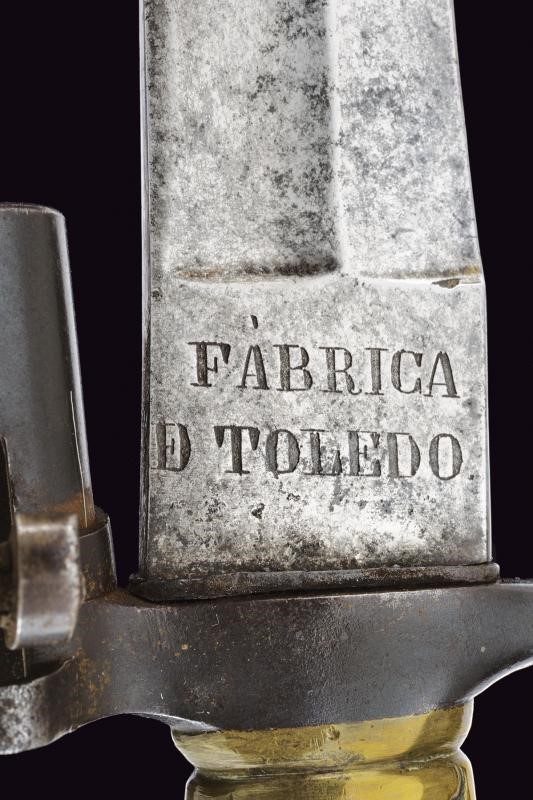 Rara Sciabola-baionetta da Artiglieria Mod. 1858