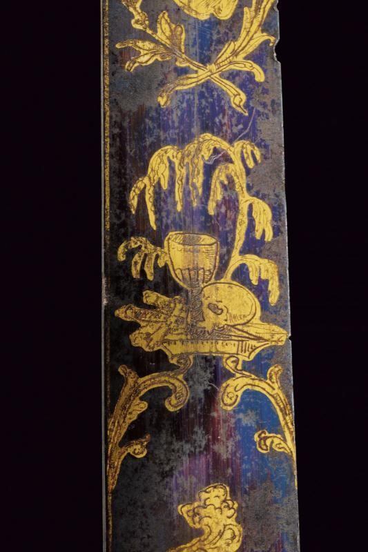 Raro e Lussuoso Coltello da Presentazione con Decorazioni in Onore di William Shakespeare