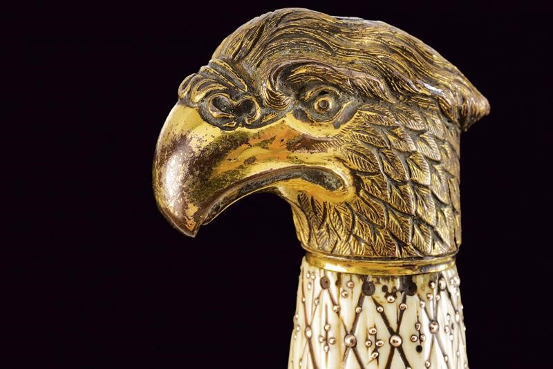 Raro e Lussuoso Coltello da Presentazione con Decorazioni in Onore di William Shakespeare
