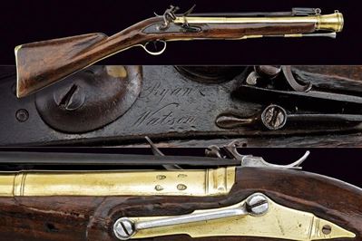 Trombone a Pietra Focaia da Marina con Baionetta