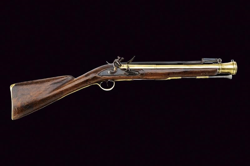 Trombone a Pietra Focaia da Marina con Baionetta