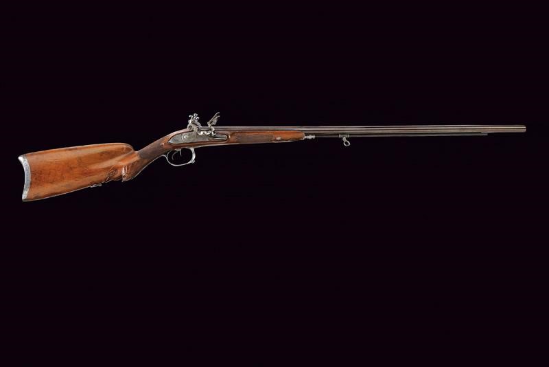 Bellissima Doppietta a Pietra Focaia di Isidore Brezol