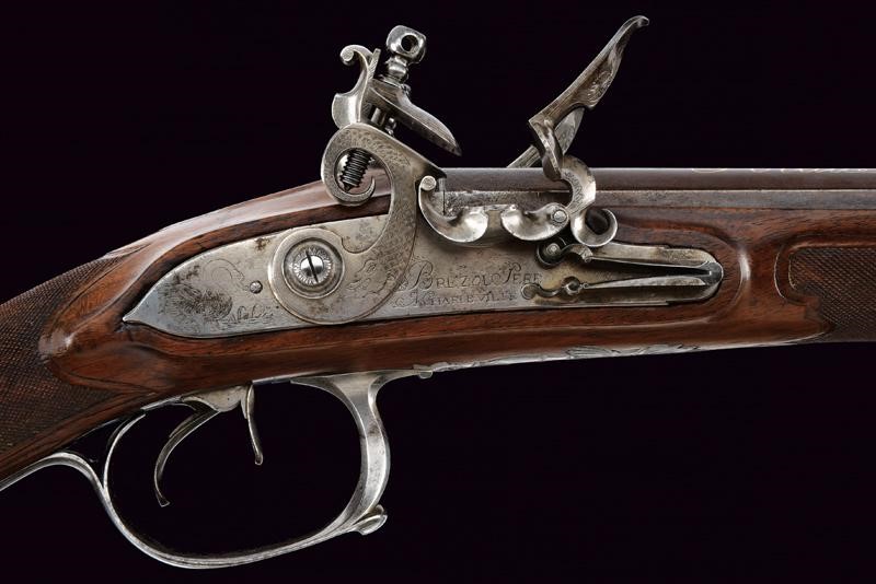 Bellissima Doppietta a Pietra Focaia di Isidore Brezol