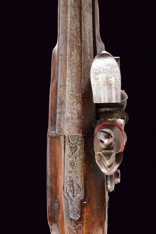 Pistola a Pietra Focaia da Ufficiale di G. Berleur
