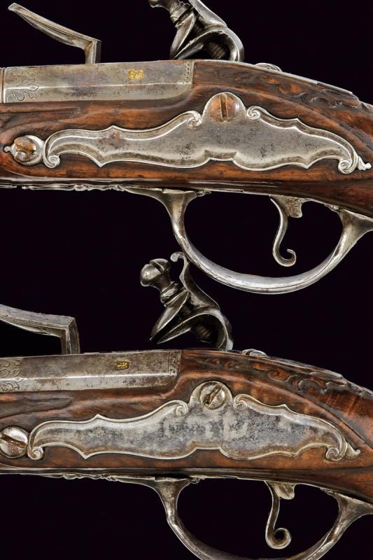 Paio di Pistole a Pietra Focaia da Viaggio