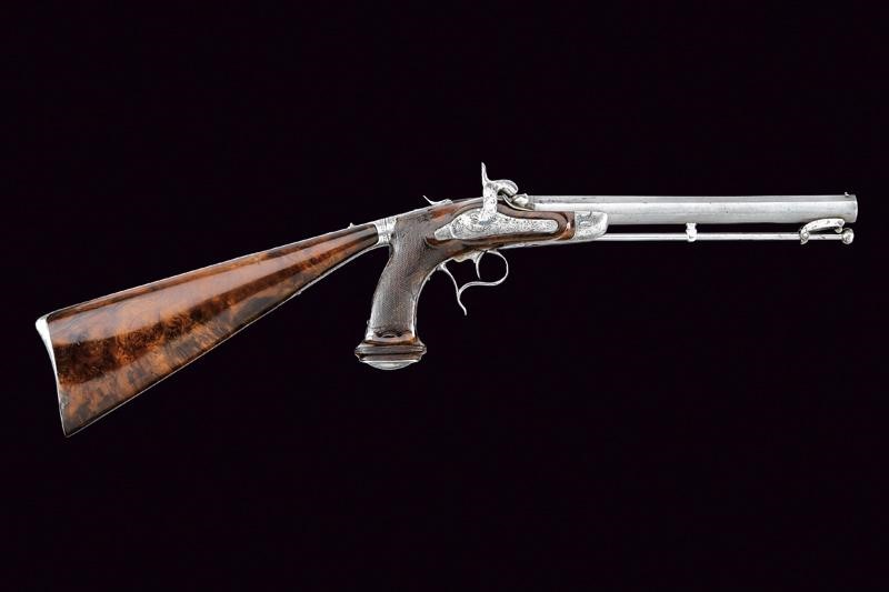 Pistola a Luminello di Delvigne con Calcio Smontabile