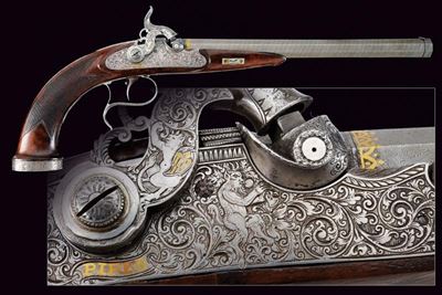 Magnifica Pistola da Tiro a Luminello di Carl Pirko