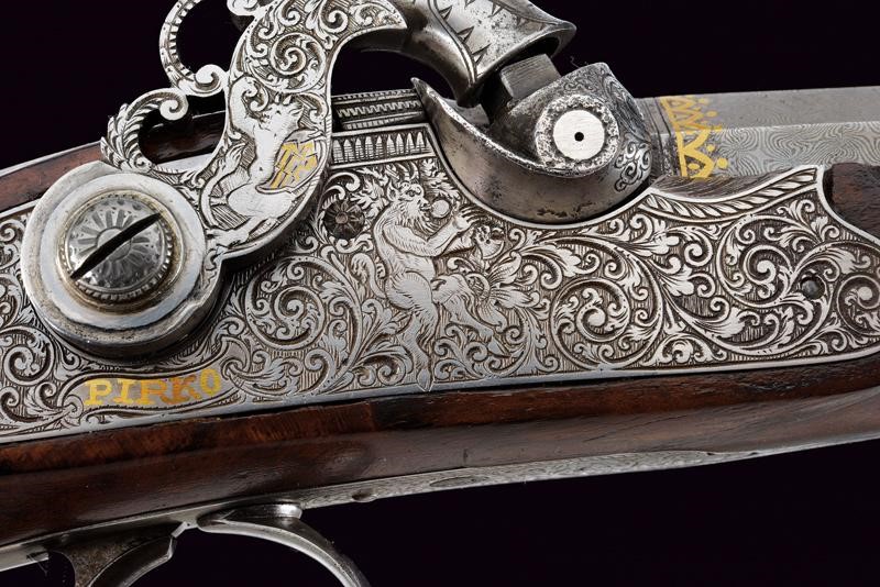 Magnifica Pistola da Tiro a Luminello di Carl Pirko