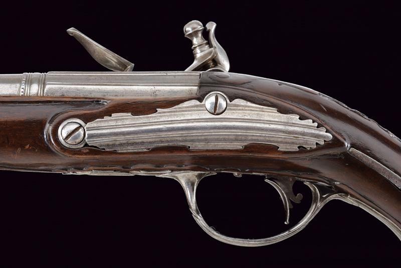 Elegante Pistola a Pietra Focaia da Viaggio di Minelli