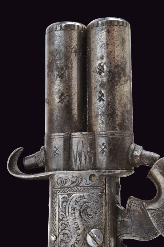 Mazzagatto a Luminello a Due Canne Girevoli di W. Pritchard