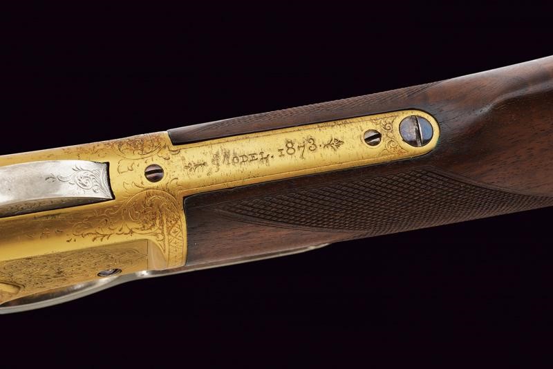 Raro Winchester Model 1873 Musket Inciso