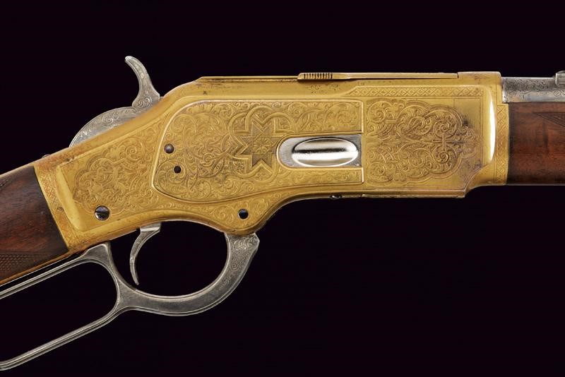 Raro Winchester Model 1873 Musket Inciso