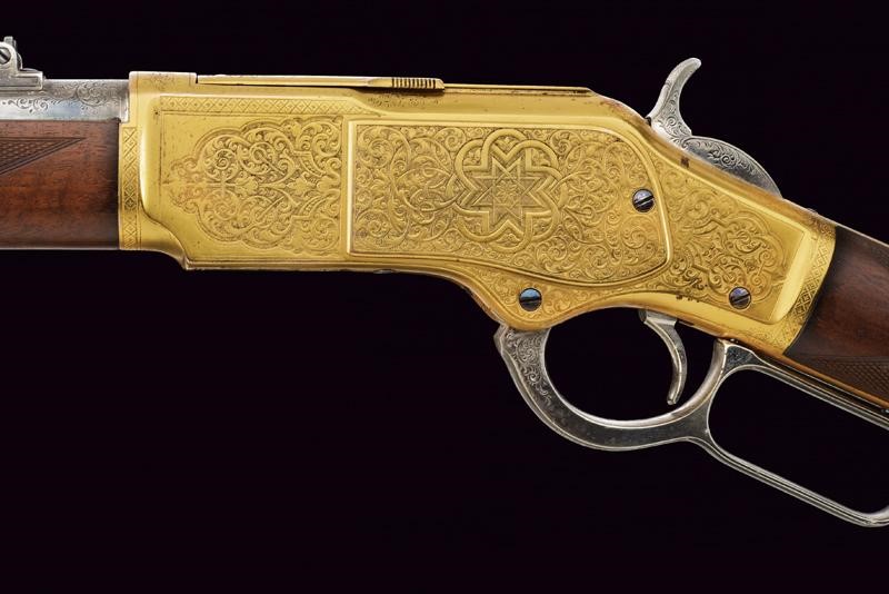 Raro Winchester Model 1873 Musket Inciso