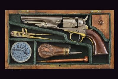 Colt Model 1862 Police Revolver in Cassetta