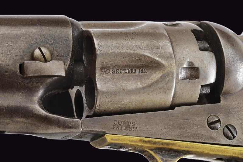 Colt Model 1862 Police Revolver in Cassetta