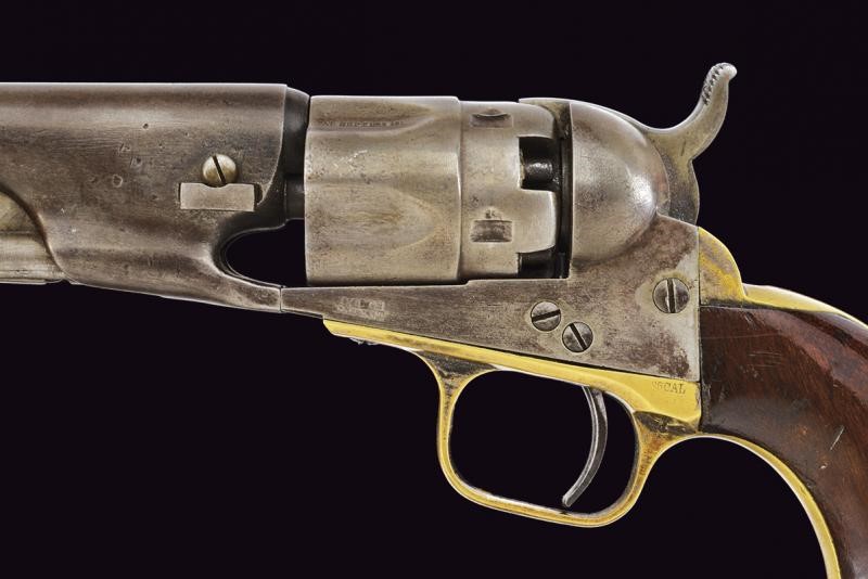 Colt Model 1862 Police Revolver in Cassetta