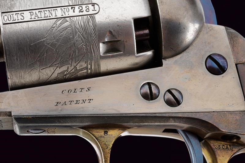 Paio di Colt Model 1861 Navy Revolver Donate a Carlo Alberto Racchia