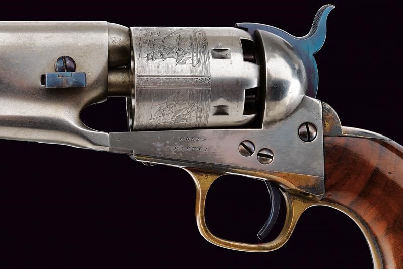 Paio di Colt Model 1861 Navy Revolver Donate a Carlo Alberto Racchia