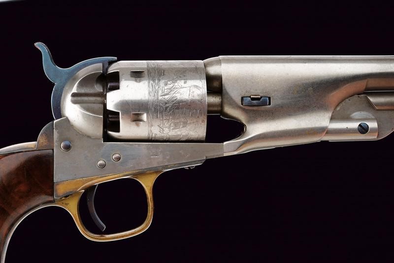 Paio di Colt Model 1861 Navy Revolver Donate a Carlo Alberto Racchia
