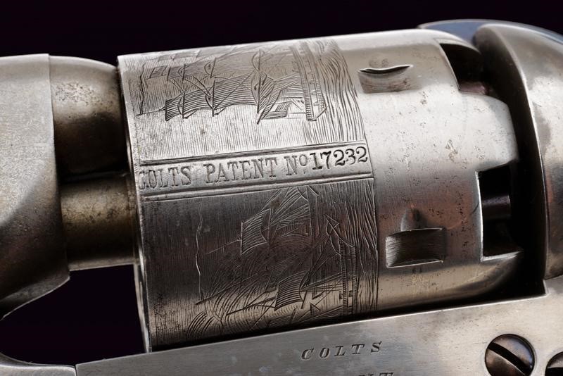 Paio di Colt Model 1861 Navy Revolver Donate a Carlo Alberto Racchia