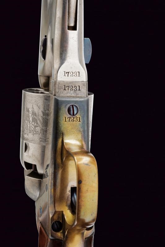 Paio di Colt Model 1861 Navy Revolver Donate a Carlo Alberto Racchia