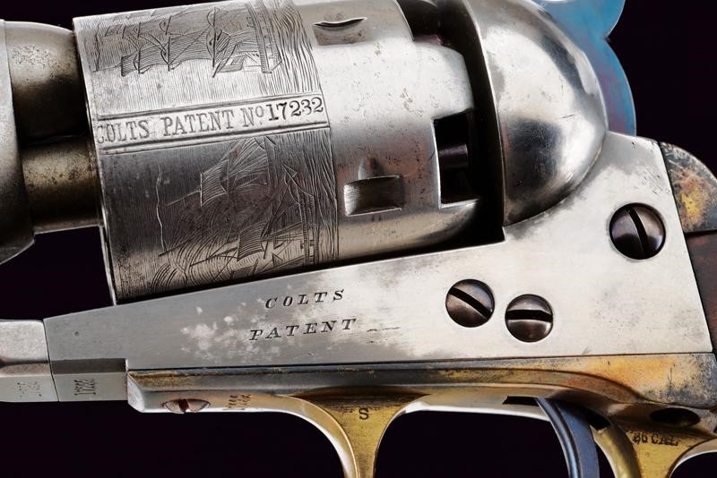 Paio di Colt Model 1861 Navy Revolver Donate a Carlo Alberto Racchia