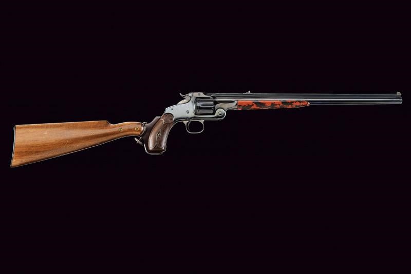 Raro S&w Model 320 Revolving Rifle